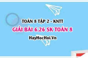 Bài 6.26 SGK Toán 8 Tập 2 Kết nối tri thức